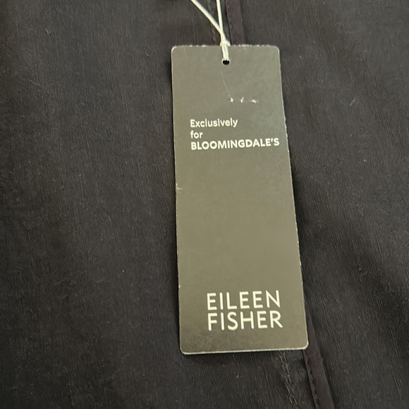Eileen Fisher Open Front Black Linen Blend Jacket Size 1X - Picture 4 of 10